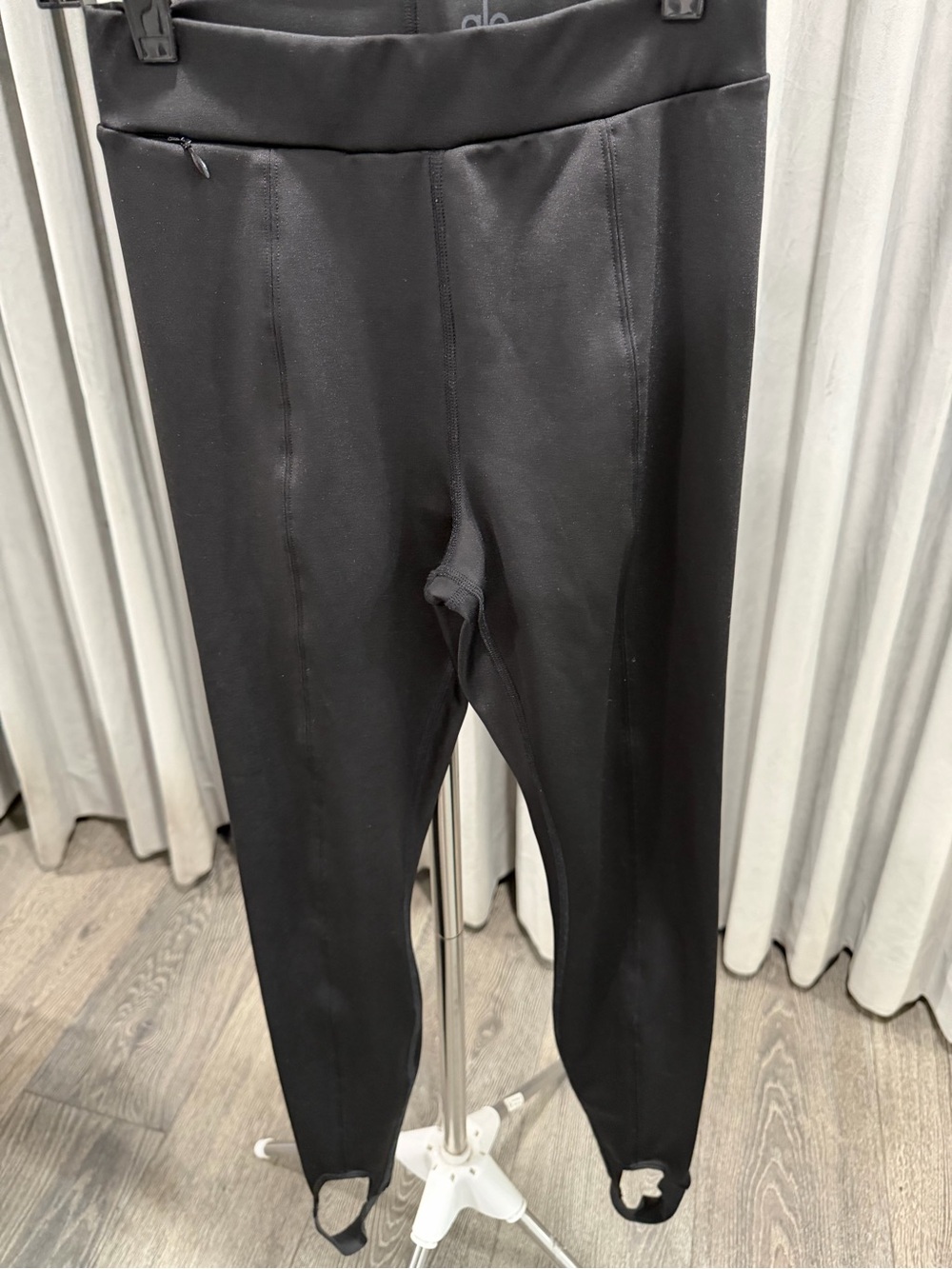 ALO Yoga Black High-Rise Seam Detail Leggings